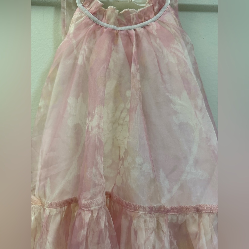 Free People Sweet Serenade Floral Open Back Mini Dress in Bubblegum Pink - S - Picture 6 of 16